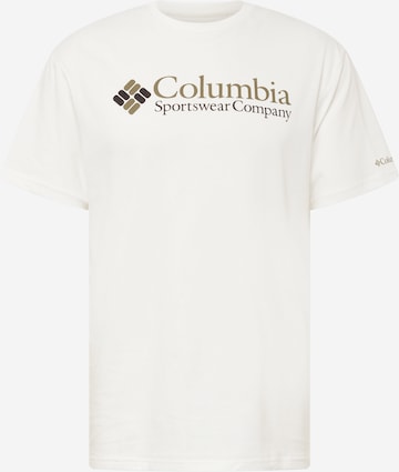 COLUMBIA Funktionsshirt in Weiß: predná strana