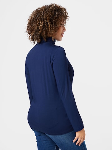 Lauren Ralph Lauren Plus Shirt 'ALANA' in Blau