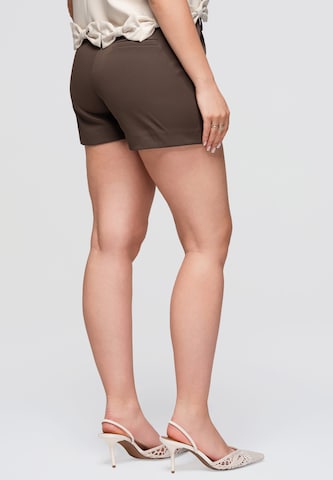 Ombre Regular Broek in Bruin