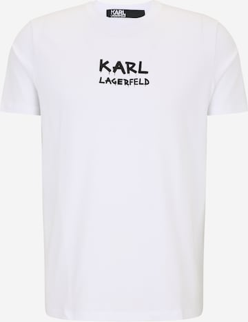 Maglietta di Karl Lagerfeld in bianco: frontale