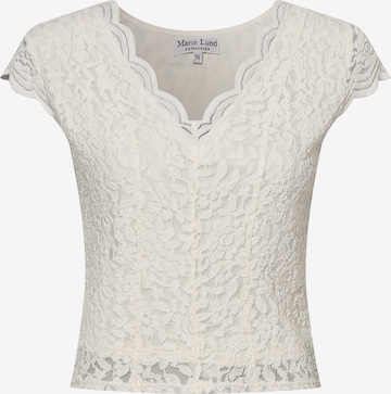 Marie Lund Top in Beige: voorkant