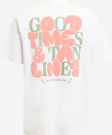 On Vacation Club Shirt 'Bubbly Good Times' in White