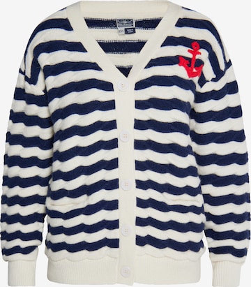 Cardigan DreiMaster Maritim en bleu : devant