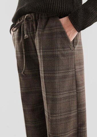 QS Wide Leg Hose in Braun