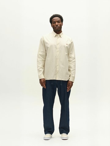 GABBA - Ajuste regular Camisa ' GABjens ' en beige: frente