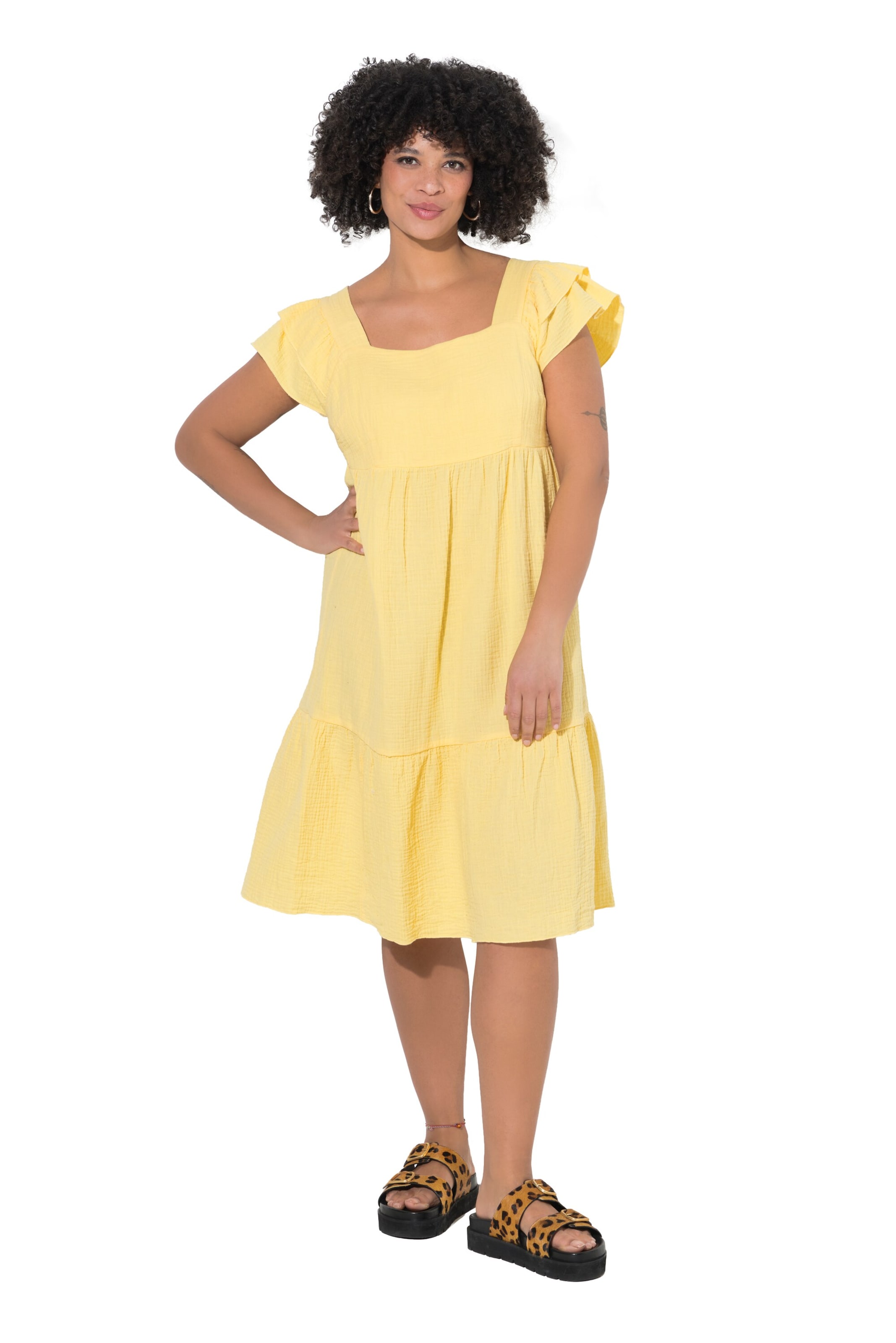 Angel of Style Kleid in Gelb: Vorderseite