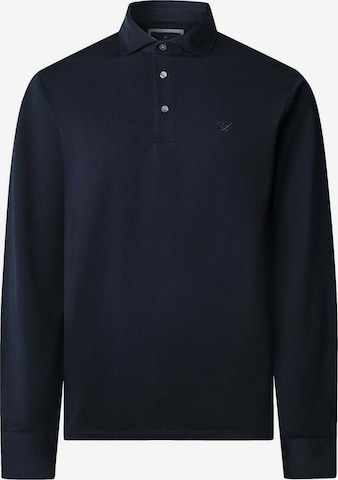 Hackett London Shirt in Blauw: voorkant