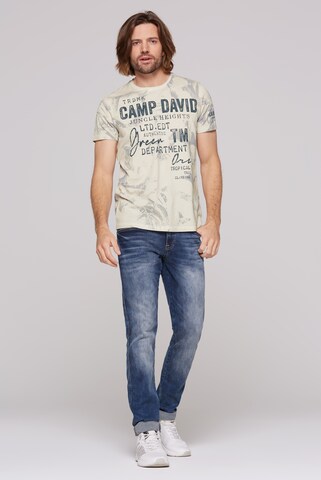 T-Shirt CAMP DAVID en argent
