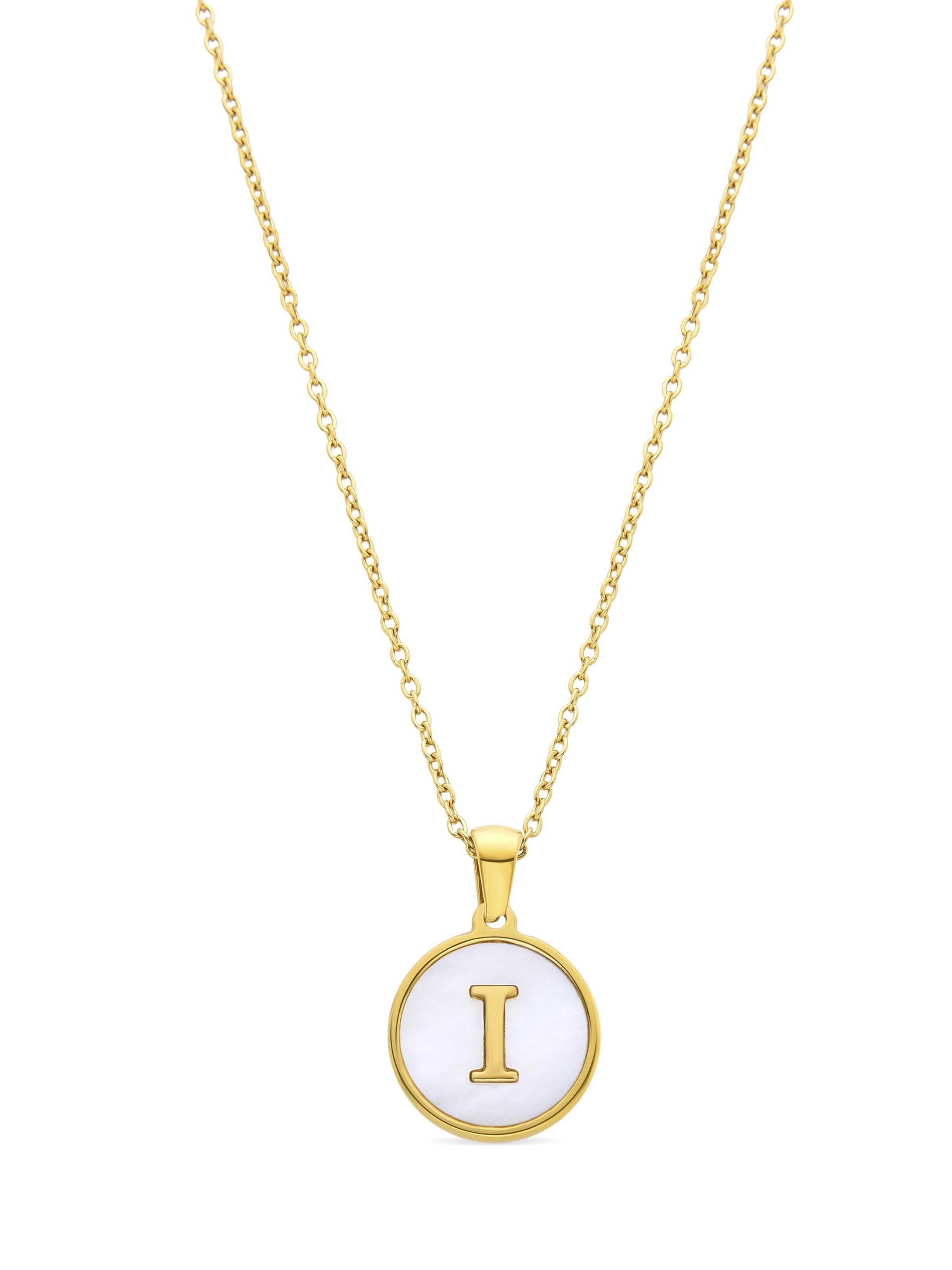 Luxenter - Cadena 'Alphabet' en blanco: frente