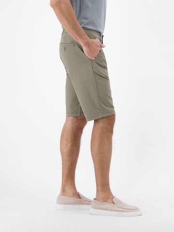 LERROS Regular Sportliche Chino-Shorts aus flexiblem Nylon-Mix in Grün