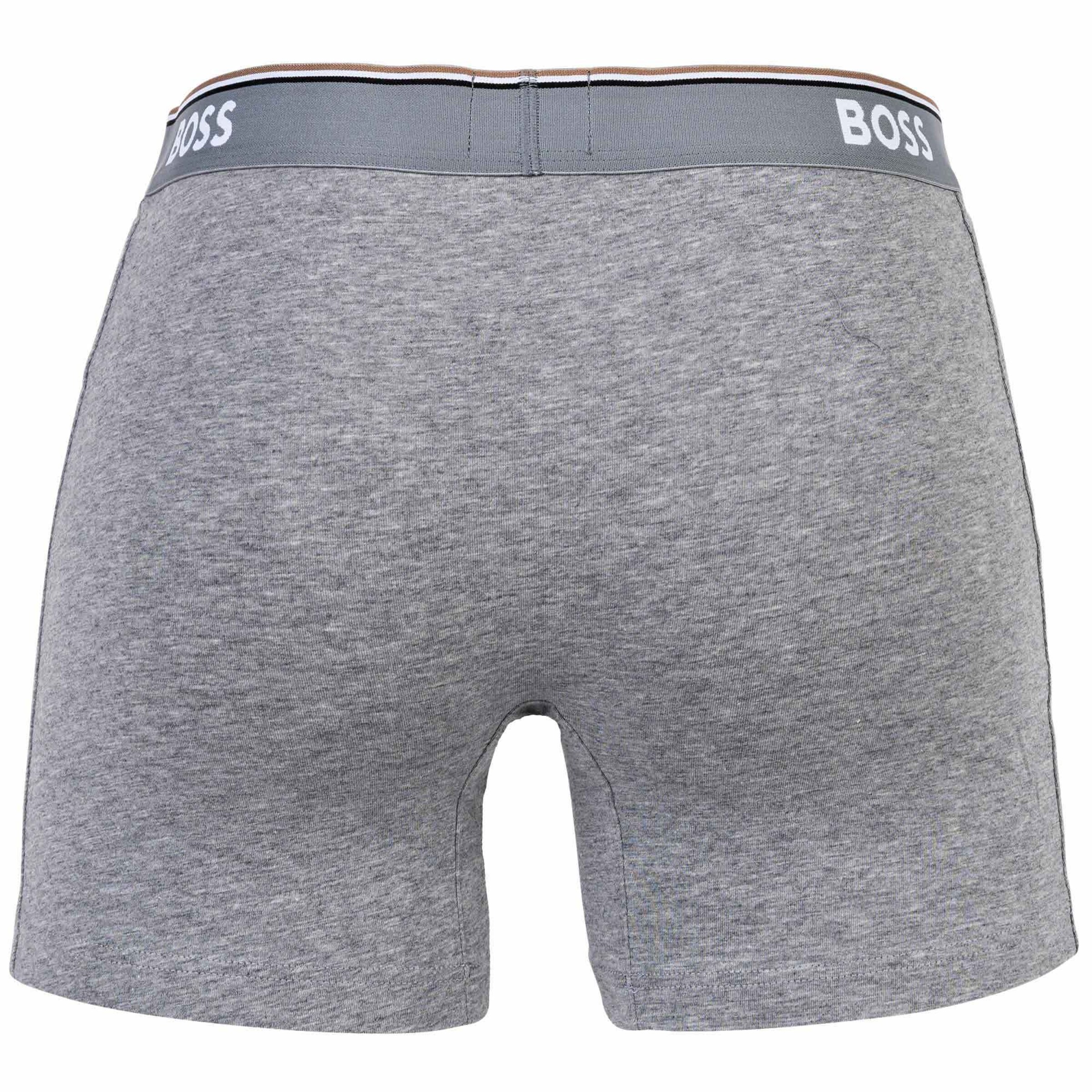 BOSS - Calzoncillo boxer en gris