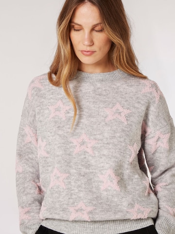 Pull-over ' ' Apricot en gris : devant