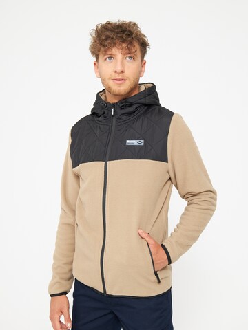 BENCH Fleecejacke 'TATRA' in Beige: predná strana