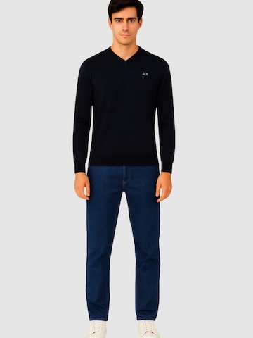SUN68 Pullover 'K45102' i blå