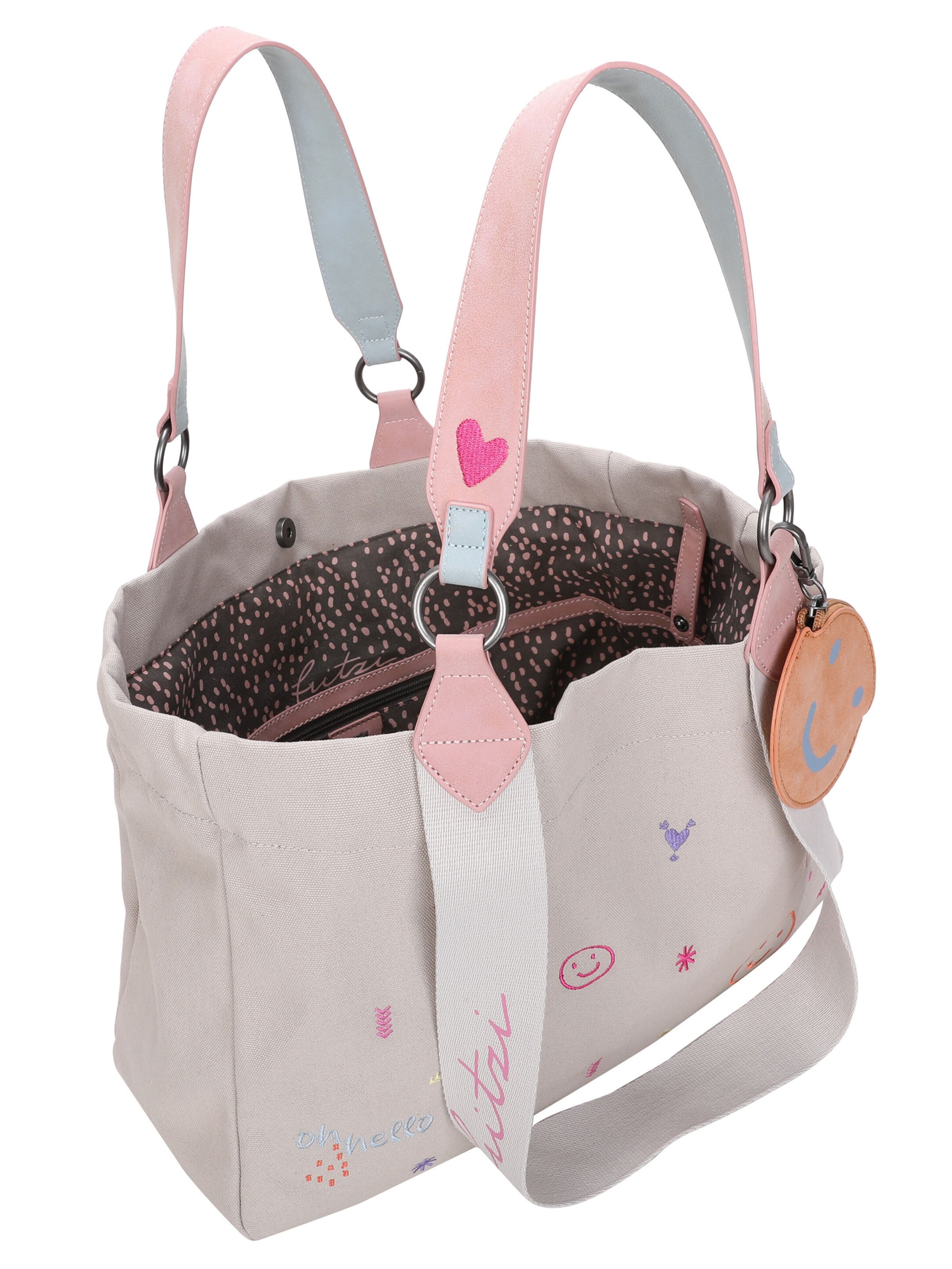 Fritzi aus Preußen Shopper 'Izzy Medium Limited Embro Fun' in Beige