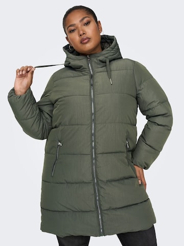 ONLY Carmakoma Winter coat 'Dolly' in Green