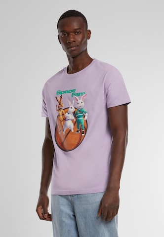 Maglietta 'Space Fam' di Mister Tee in lilla