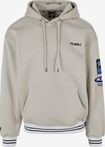 FUBU Sweatshirt in Beige: voorkant