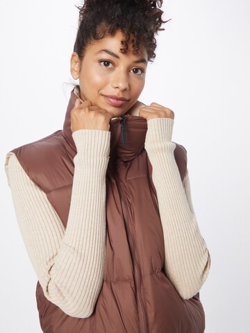 Gilet 'NMAles' di Noisy may in marrone