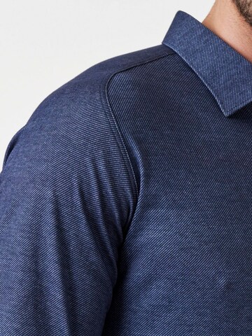 DESOTO Slim fit Button Up Shirt in Blue