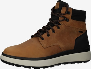 GEOX Lace-Up Boots in Brown: front