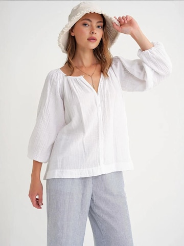 MixRay Blouse in White