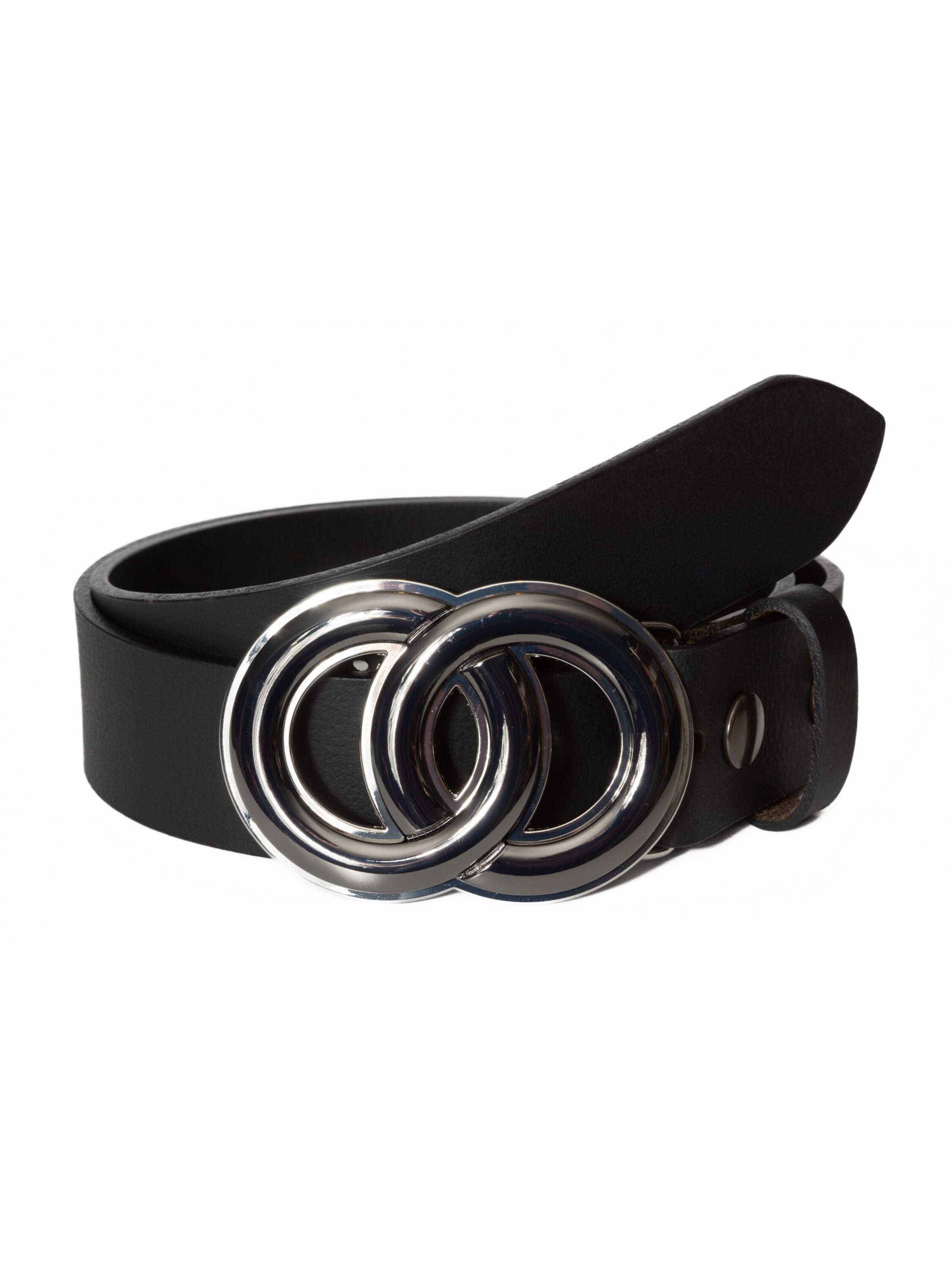 BA98 Gürtel in Schwarz: Vorderseite