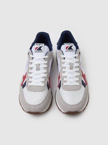 Pepe Jeans Platform trainers 'Brit Heritage' in White