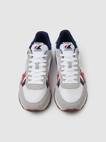 Pepe Jeans Sneakers 'Brit Heritage' in White