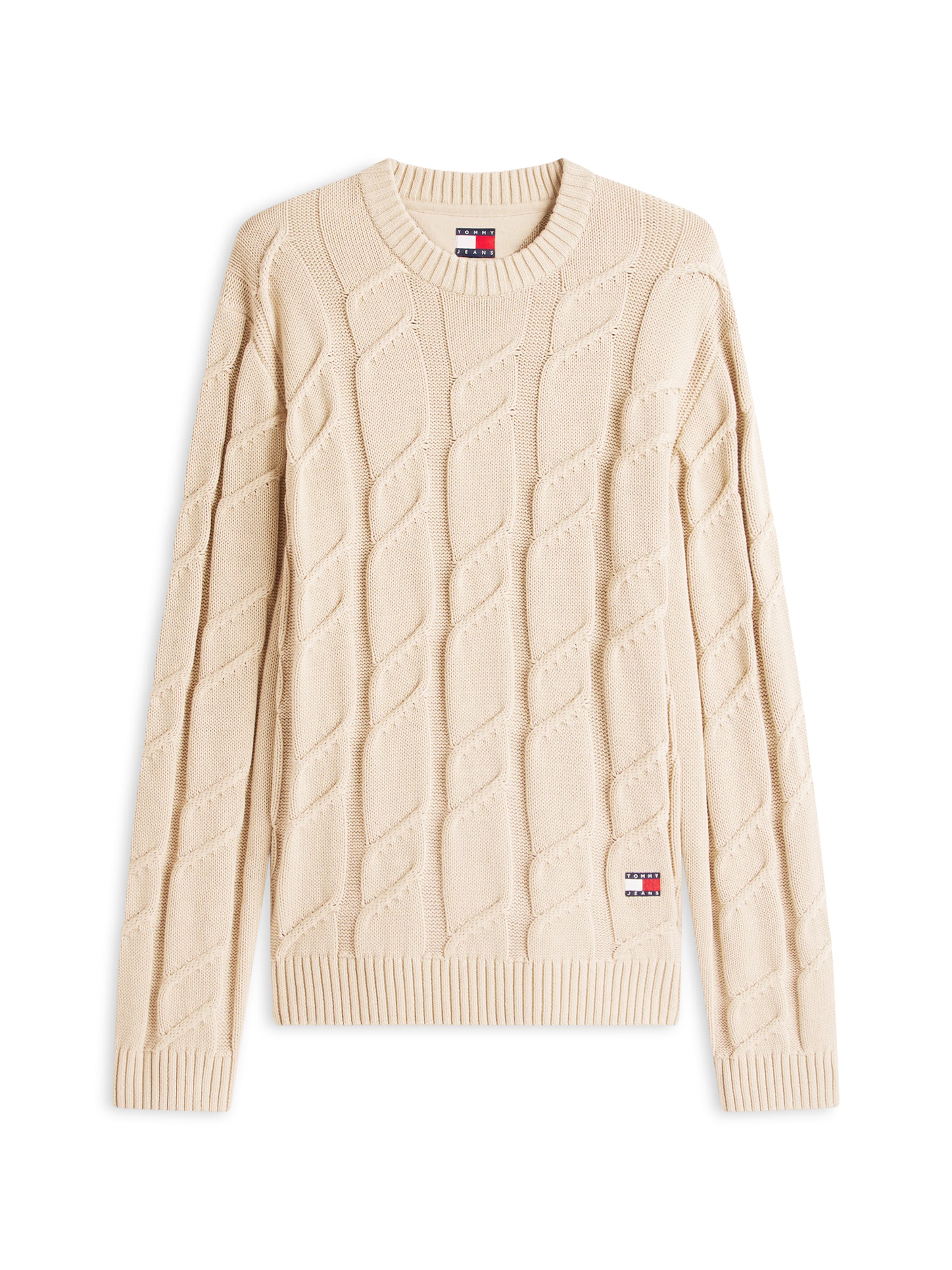 Tommy Jeans Pullover in Beige: Vorderseite