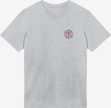 F4NT4STIC Shirt 'Coffee Club' in Grijs: voorkant