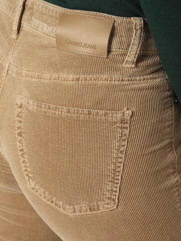 Cambio Boot cut Pants 'Paris' in Brown