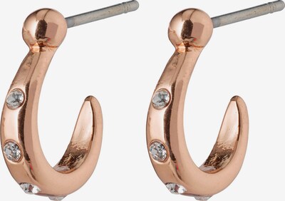 Pilgrim Boucles d'oreilles 'Legacy' en or rose / blanc, Vue avec produit