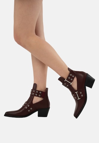 Salinyang Ankelstøvler i rød