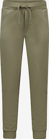 Effilé Pantalon 'Nico' Retour Jeans en vert : devant