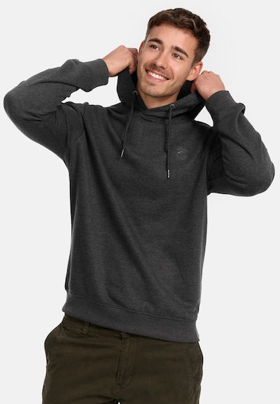 INDICODE JEANS Sweat-shirt 'Simpson' en anthracite, Vue avec produit
