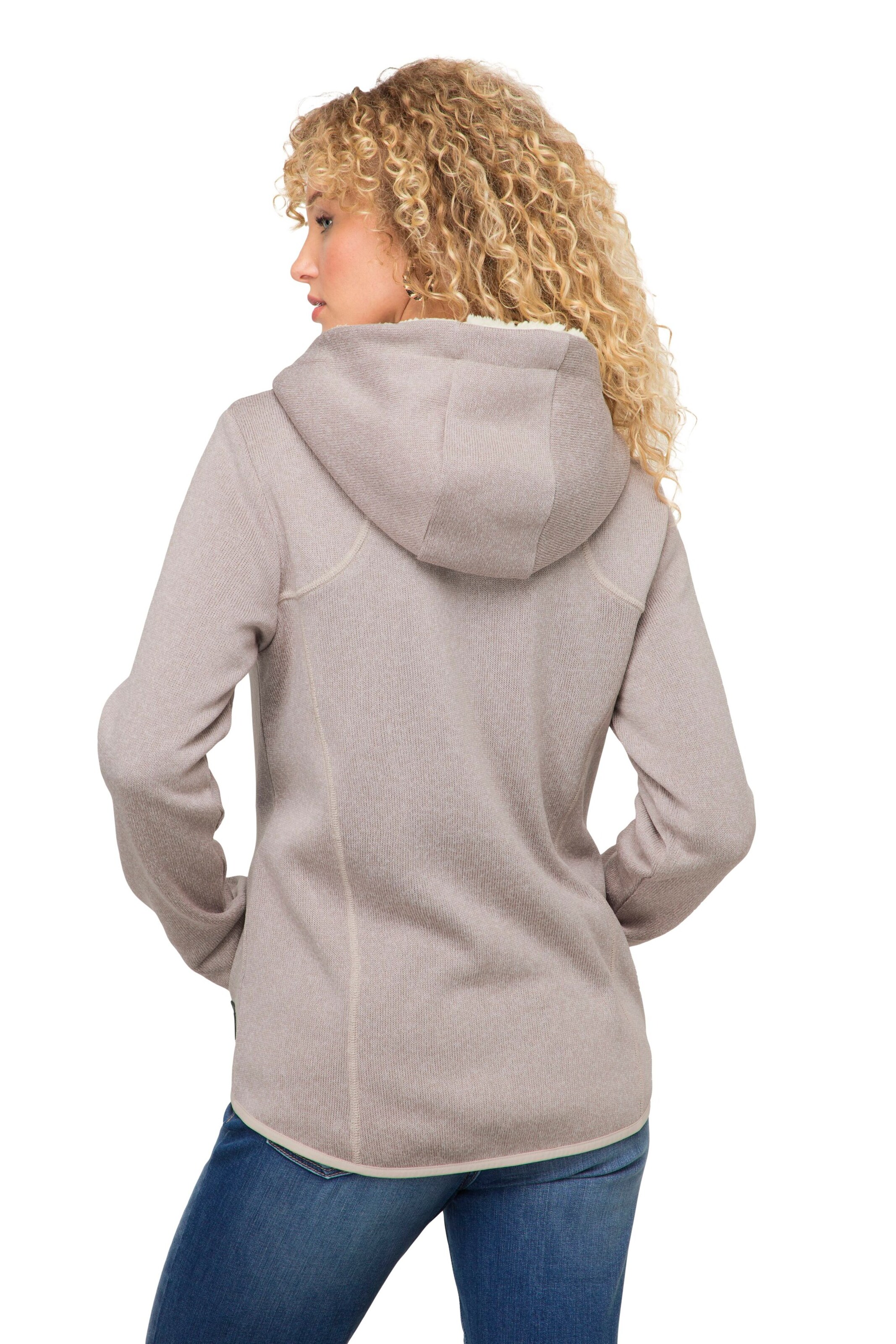 LAURASØN Fleece Jacket in Beige
