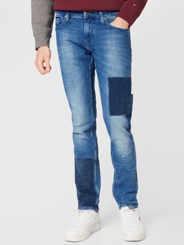 Regular Jeans de la Tommy Jeans pe albastru: față