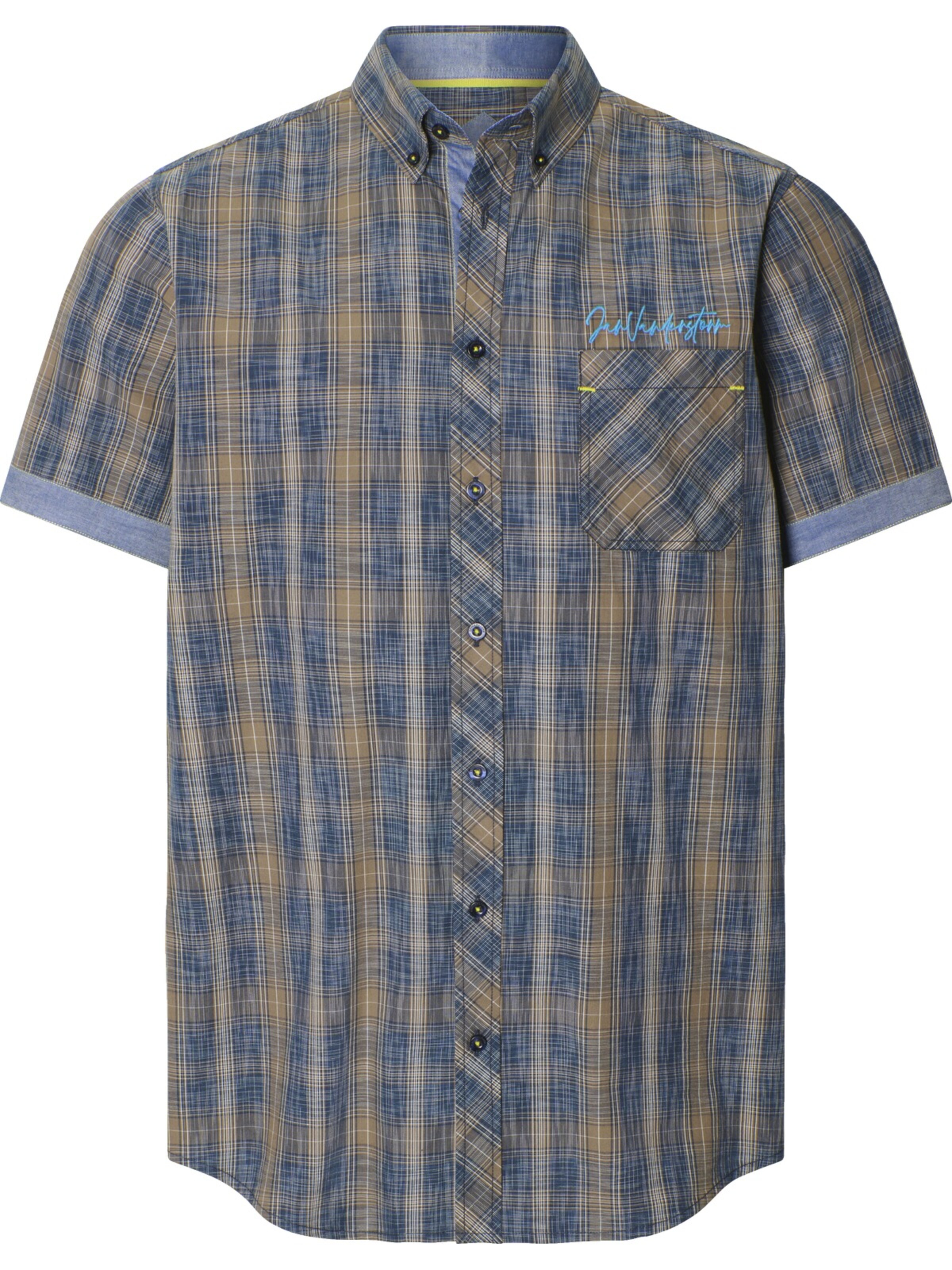 Jan Vanderstorm Comfort fit Button Up Shirt 'Wernher' in Mixed colors: front