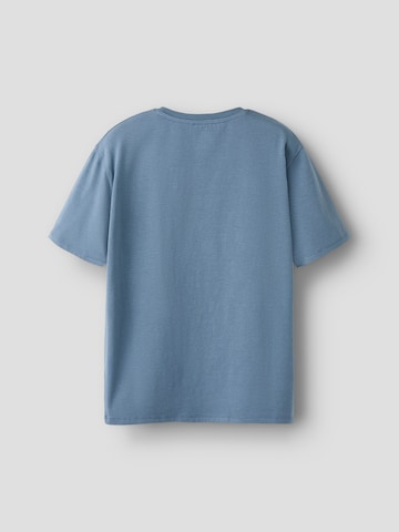 NAME IT Tričko 'NKMNILA STITCH' - Modrá