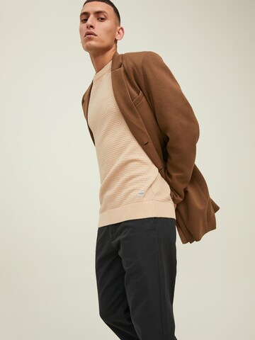 JACK & JONES Pullover 'JJEAtlas' i beige