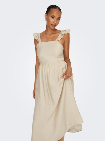 ONLY Kleid 'DEBRA' in Beige: predná strana