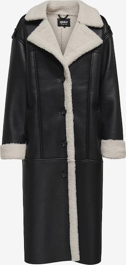 ONLY Between-seasons coat 'VIVA' in Cream / Black, Item view
