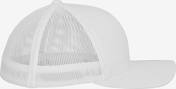 Cappello da baseball di Flexfit in bianco