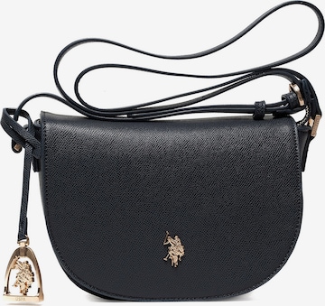 U.S. POLO ASSN. Schoudertas in Zwart: voorkant
