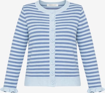 SASSYCLASSY Strickjacke in Blau: Vorderseite