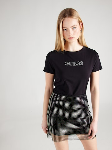 GUESS T-Shirt 'SKYLAR' in Schwarz: predná strana