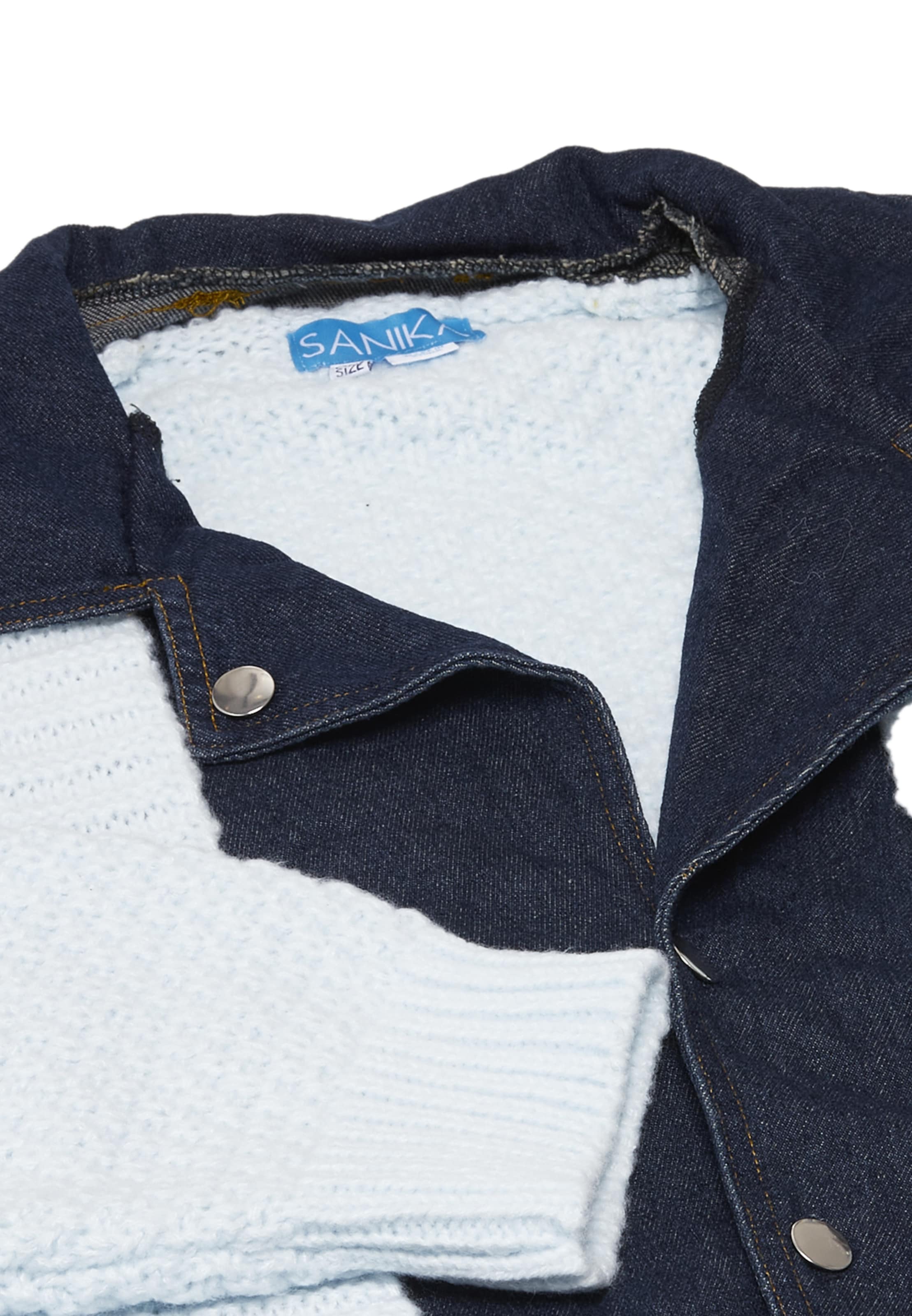 SANIKA Cardigan i blå