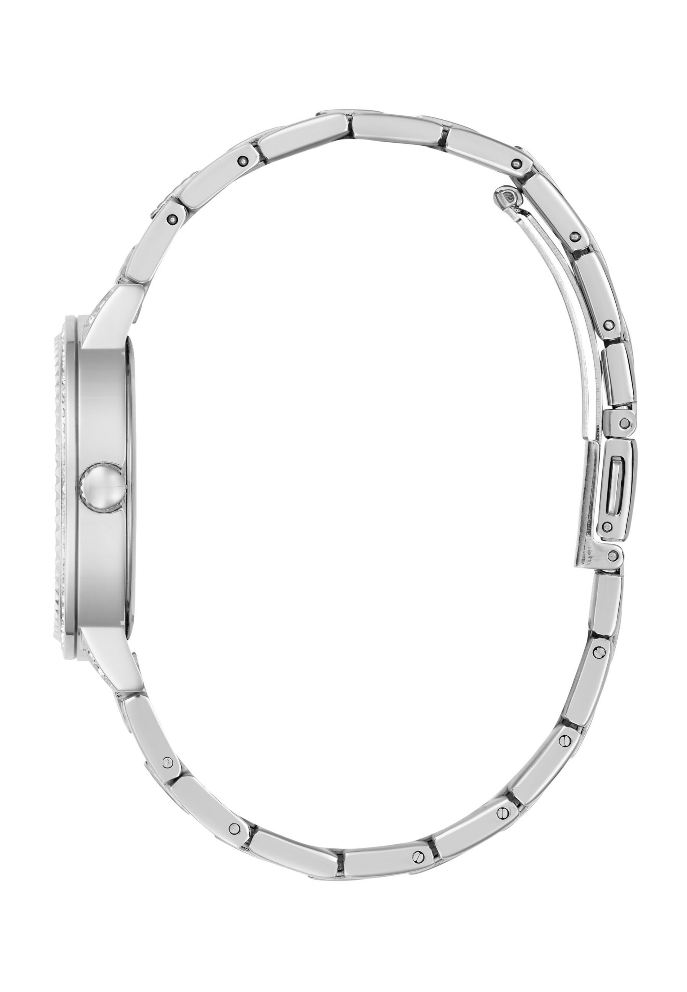 GUESS Analogt ur 'G lace' i sølv