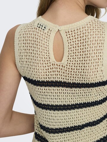 JDY Knitted dress in Beige